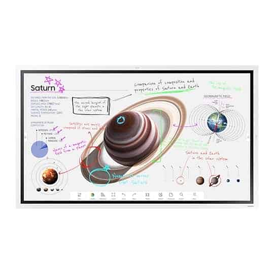(image for) Samsung 55\" WM55B 4K UHD Flip Pro Interactive Whiteboard Touch Display